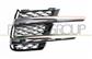 FRONT BUMPER GRILLE RIGHT-LOWER-BLACK-GLOSSY-WITH BRONZE MOLDING MOD. R-DYNAMIC