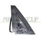 DOOR MIRROR LEFT-MANUAL-BLACK-CONVEX-CHROME