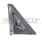 DOOR MIRROR LEFT-MANUAL-BLACK-CONVEX-CHROME-WITH CHROME COVER