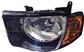HEADLAMP LEFT H4 MANUAL-AMBER LAMP-TWIN CABIN