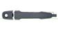 FRONT DOOR HANDLE LEFT-OUTER-BLACK/SMOOTH-WITH KEY HOLE