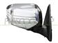 DOOR MIRROR RIGHT-MANUAL-BLACK-CONVEX-CHROME-WITH CHROME COVER