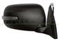 DOOR MIRROR RIGHT-ELECTRIC-BLACK-WITH LAMP-CONVEX-CHROME
