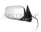 DOOR MIRROR RIGHT-ELECTRIC-BLACK-CONVEX-CHROME-WITH CHROME COVER
