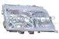HEADLAMP LEFT H1+H1+H3 PNEUMATIC MOD. 06/93 > 08/96