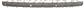 REAR BUMPER MOLDING-CENTRE-PRIMED-WITH CHROME PROFILE HOLES-WITH PDC