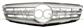 RADIATOR GRILLE-CHROME SILVER/POLISHED-WITHOUT EMBLEM SEAT MOD. AMG