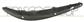 FRONT BUMPER MOLDING-RIGHT-WITHOUT CHROME PROFILE-WITH HOLES