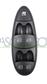 FRONT DOOR LEFT WINDOW REGULATOR PUSH-BUTTON PANEL-BLACK-WITH BLACK RIM-4 SWITCHES-3 PINS