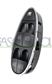 FRONT DOOR LEFT WINDOW REGULATOR PUSH-BUTTON PANEL-BLACK-WITH CHROME RIM-4 SWITCHES-3 PINS