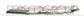 FRONT BUMPER MOLDING LEFT-CHROME-WITH DAY RUNNING LIGHT HOLE MOD. ELEGANCE/CLASSIC