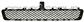 FRONT BUMPER GRILLE-CENTRE-BLACK MOD. CLASSIC