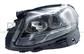 HEADLAMP LEFT H7+PY21-ELECTRIC-WITH MOTOR-LED-BLACK 