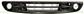 RADIATOR GRILLE-BLACK PAINTED WITH FOG LAMP HOLES