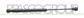 GASDRUCKFEDER HECKKLAPPE RECHTS/LINKS - 130 N - L 305 mm - H 115 mm - Ø 15 mm - Ø 6 mm
