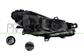 HEADLAMP LEFT H7+H7-ELECTRIC-WITH MOTOR-BLACK