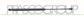 TAILGATE GAS SPRING RIGHT/LEFT - 90 N - L 445 mm - S 176 mm - Ø 18 mm - Ø 8 mm MOD. COUPE'