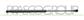 TAILGATE GAS SPRING RIGHT/LEFT - 90 N - L 445 mm - S 176 mm - Ø 18 mm - Ø 8 mm MOD. COUPE'