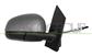 DOOR MIRROR RIGHT-CABLE-PRIMED-WITH SENSOR-CONVEX-2 PINS