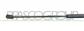TAILGATE GAS SPRING RIGHT/LEFT - 400 N - L 540 mm - S 230 mm - Ø 18 mm - Ø 8 mm