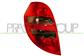 TAIL LAMP LEFT RED/SMOKE-WITHOUT BULB HOLDER MOD. AVANTGARDE
