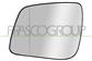 MIRROR GLASS BASE LEFT-HEATED-ASPHERICAL