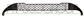FRONT BUMPER GRILLE-CENTRE-BLACK