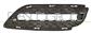 BUMPER GRILLE RIGHT-BLACK-WITH RECTANGULAR DAY RUN LIGHT HOLE