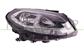 OPTICA DERECHA H7+H7 ELECTRICA-CON MOTOR-CON LUZ DIURNA-LED-NEGRA