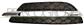 GRILLE GAUCHE NOIRE DE PARE-CHOCS-AVEC SIEGE FEU DE JOUR-AVEC BORD CHROME