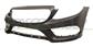 FRONT BUMPER-PRIMED-WITH TOW HOOK COVER-WITH CAMERA HOLE-WITH CUTTING MARKS FOR PDC MOD. AMG