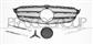 RADIATOR GRILLE-BLACK-WITH SILVER MOLDING AND CHROME PROFILES WITH EMBLEM SUPPORT