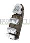 FRONT DOOR LEFT WINDOW REGULATOR PUSH-BUTTON PANEL-BROWN-4 SWITCHES-WITHOUT FOLDABLE MIRROR FUNCTION-18 PINS