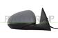 DOOR MIRROR RIGHT-ELECTRIC-PRIMED-HEATED-WITH LAMP-WITH AMBIENT LIGHT-ASPHERICAL-8 PINS