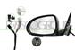 DOOR MIRROR LEFT-ELECTRIC-PRIMED-HEATED-FOLDABLE-WITH LAMP-WITH MEMORY-WITH AMBIENT LIGHT-WITH BLIS-ASPHERICAL-16 PINS