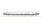 REAR BUMPER MOLDING-CENTRE-BLACK-GLOSSY