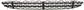 FRONT BUMPER GRILLE-CENTRE-BLACK