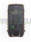 FRONT DOOR RIGHT WINDOW REGULATOR PUSH-BUTTON PANEL-BROWN-2 SWITCHES-WITH REAR SUN PROTECTION FUNCTION-3 PINS