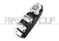 FRONT DOOR LEFT WINDOW REGULATOR PUSH-BUTTON PANEL-GRAY-4 SWITCHES-3 PINS