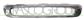 FRONT BUMPER CHROME GRILLE FRAME MOD. SPORT