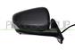 DOOR MIRROR RIGHT-ELECTRIC-BLACK-HEATED-WITH LAMP-WITH SENSOR-ASPHERICAL-9 PINS