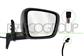 DOOR MIRROR RIGHT-ELECTRIC-BLACK-HEATED-WITH LAMP-WITH SENSOR-ASPHERICAL-9 PINS