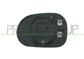 MIRROR GLASS BASE LEFT-HEATED-FLAT