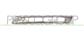 FRONT BUMPER MOLDING-RIGHT-BLACK-CHROME-WITH DAY RUNNING LIGHT HOLE
