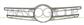 RADIATOR GRILLE MOLDING-SILVER