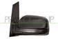 DOOR MIRROR LEFT-MANUAL-BLACK-ASPHERICA