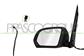 DOOR MIRROR LEFT-ELECTRIC-HEATED-BLACK-ASPHERICAL-CHROME-12H5P