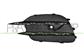 FRONT BUMPER GRILLE RIGHT-BLACK-TEXTURED FINISH-WITH PDC HOLE