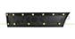 MOLDURA PUERTA DELANTERA IZQUIERDA-CON CLIPS-NEGRO/GRANULADO