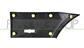 REAR FENDER MOLDING RIGHT-FRONT SIDE-BLACK-TEXTURED FINISH-WITH CLIPS-WITH BULK LIGHT HOLE